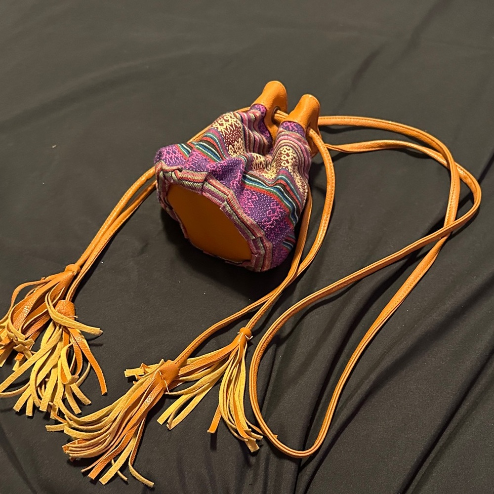 Colorful Mini Bag with Tassels